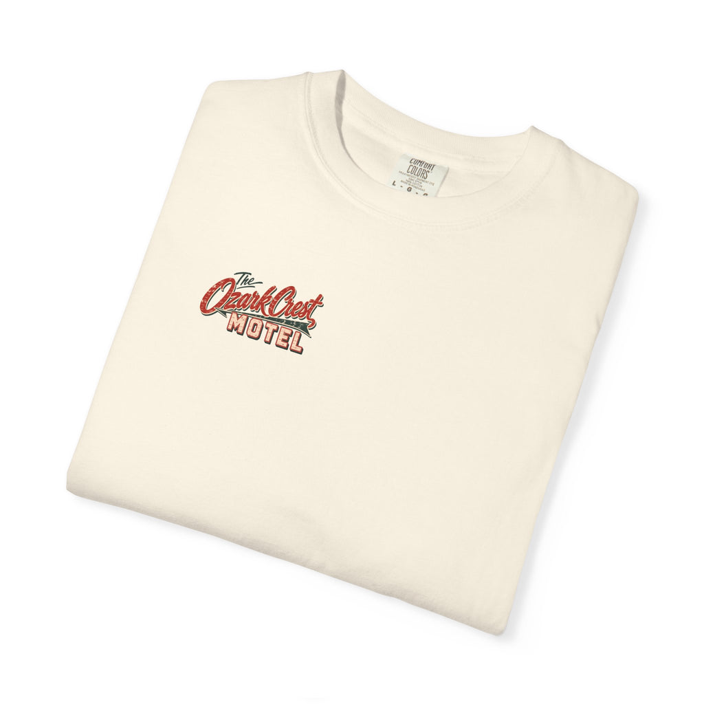 The Ozark Crest Motel - Unisex Garment-Dyed T-shirt