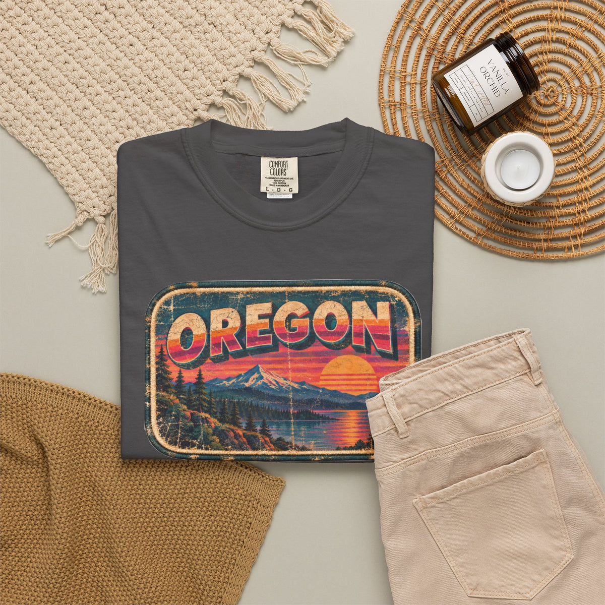 Oregon - Unisex Garment-Dyed T-shirt