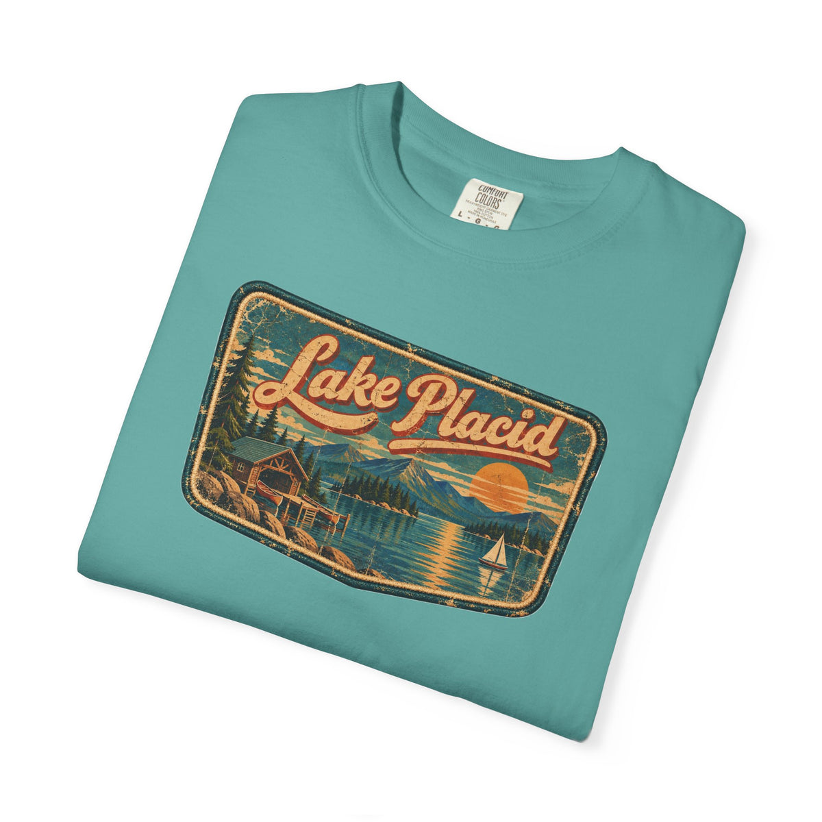 Lake Placid - Unisex Garment-Dyed T-shirt