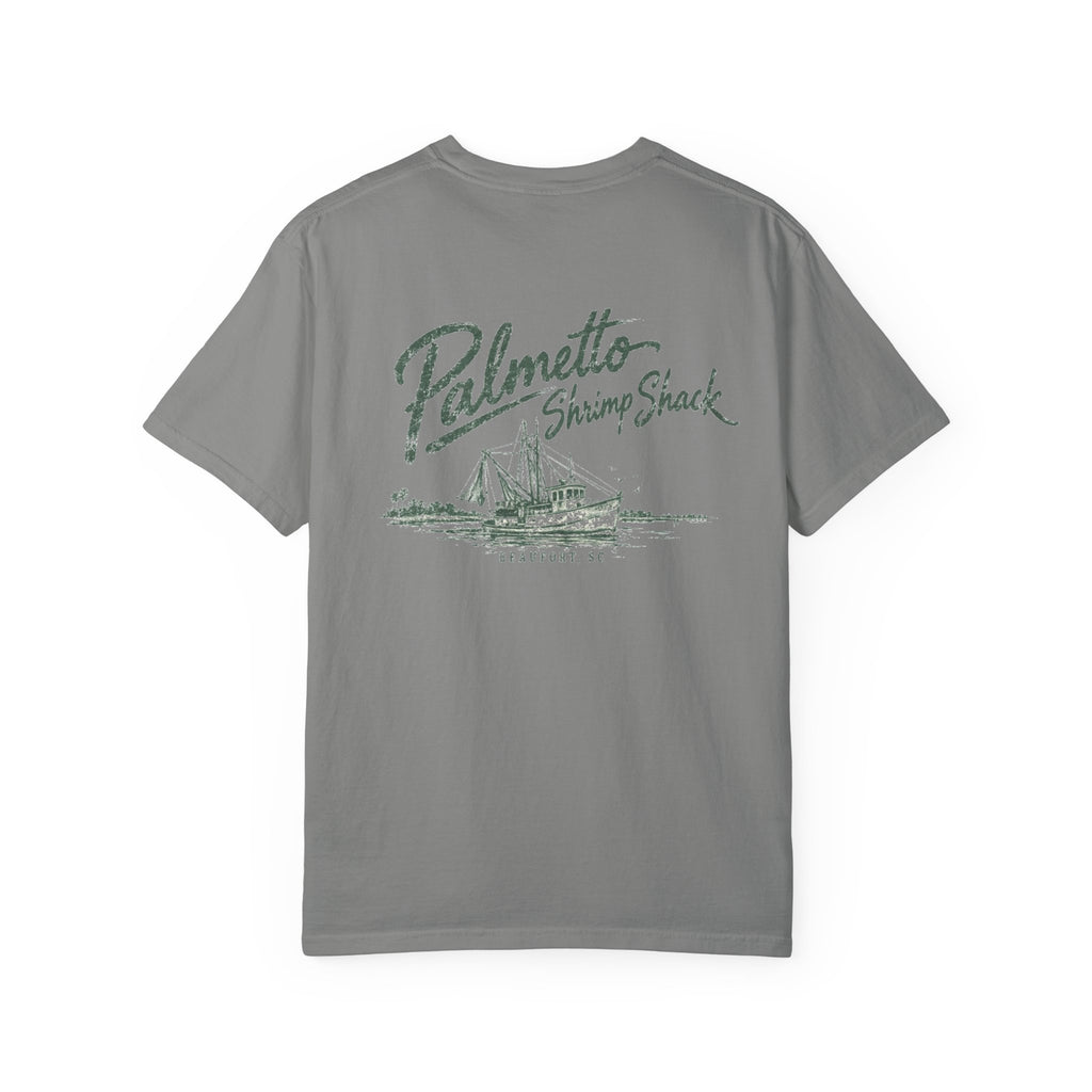 Palmetto Shrimp Shack - Unisex Garment-Dyed T-shirt
