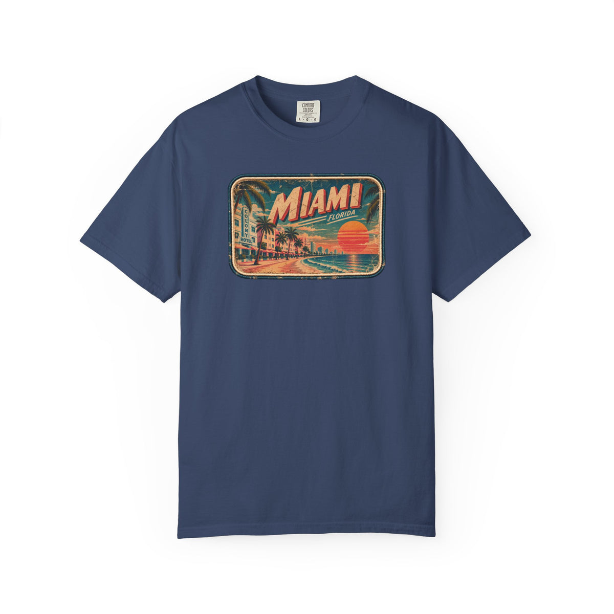 Miami - Unisex Garment-Dyed T-shirt