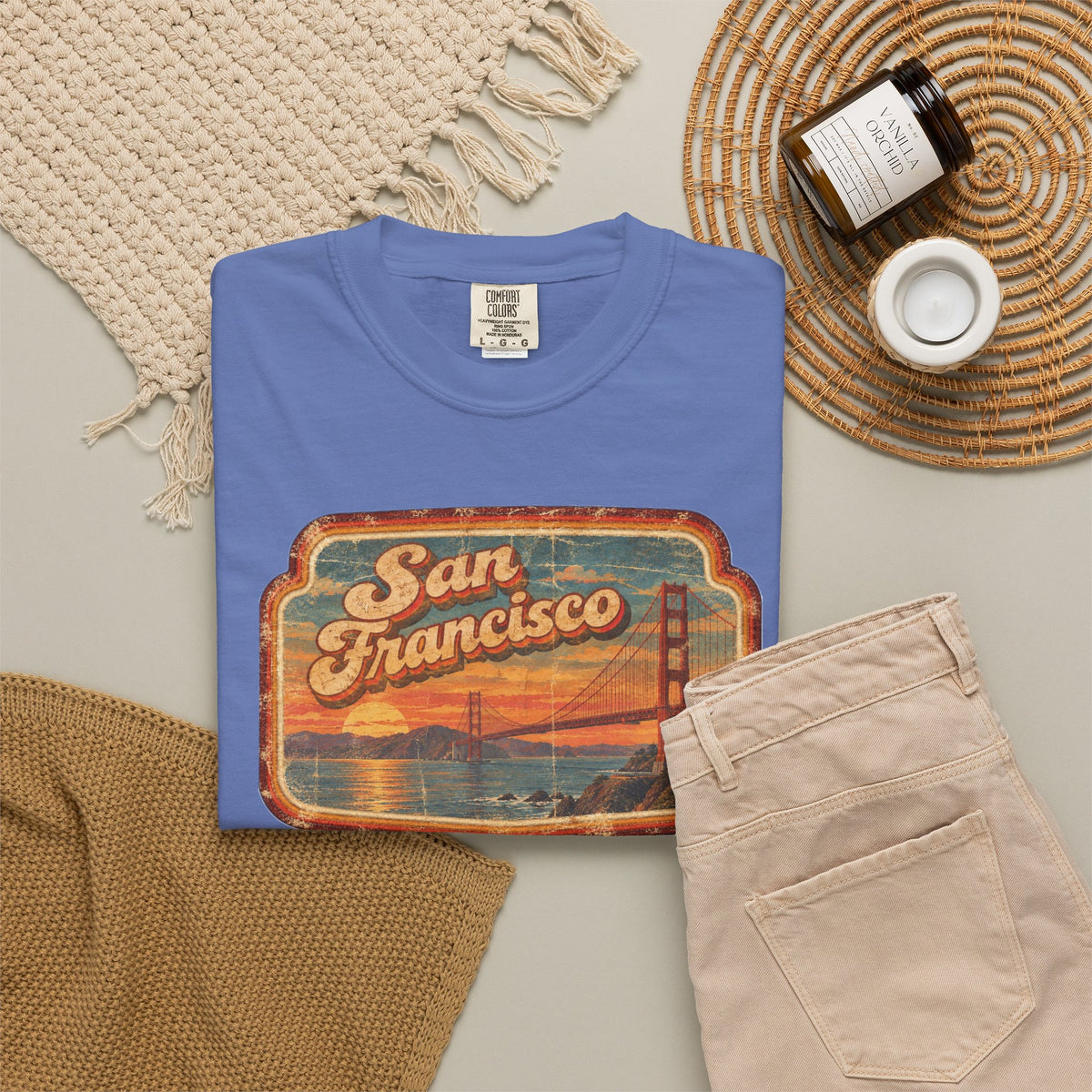 San Francisco - Unisex Garment-Dyed T-shirt