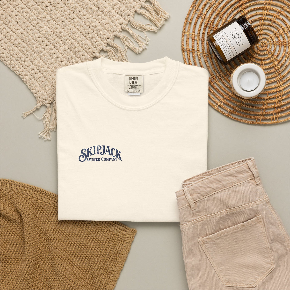 Skipjack Oyster Company - Unisex Garment-Dyed T-shirt