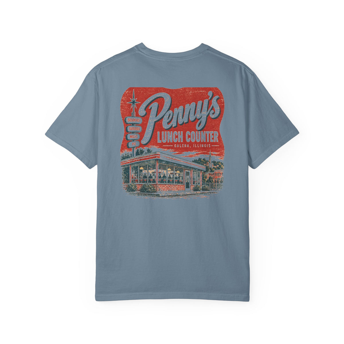 Penny's Lunch Counter - Unisex Garment-Dyed T-shirt