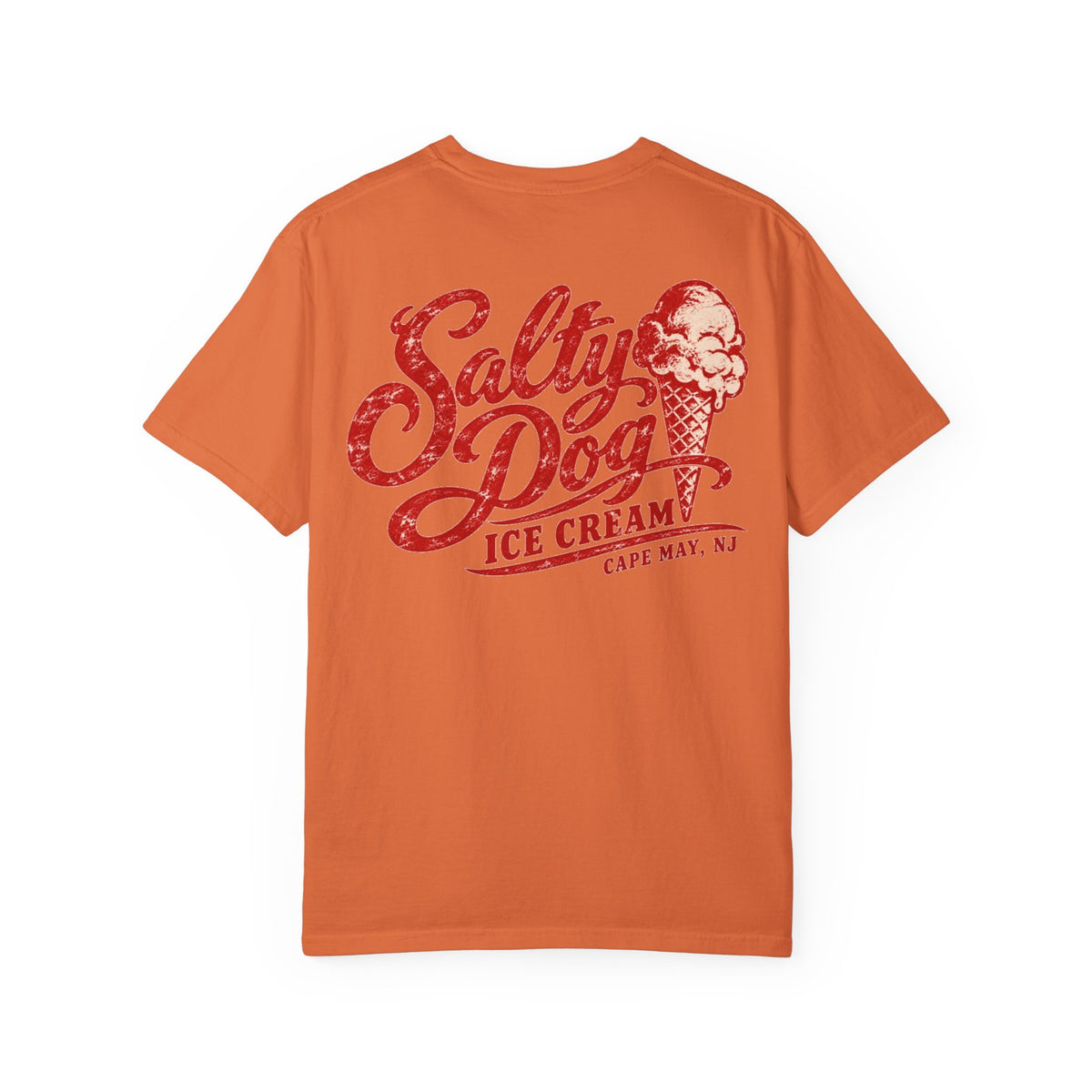 Salty Dog Ice Cream - Unisex Garment-Dyed T-shirt