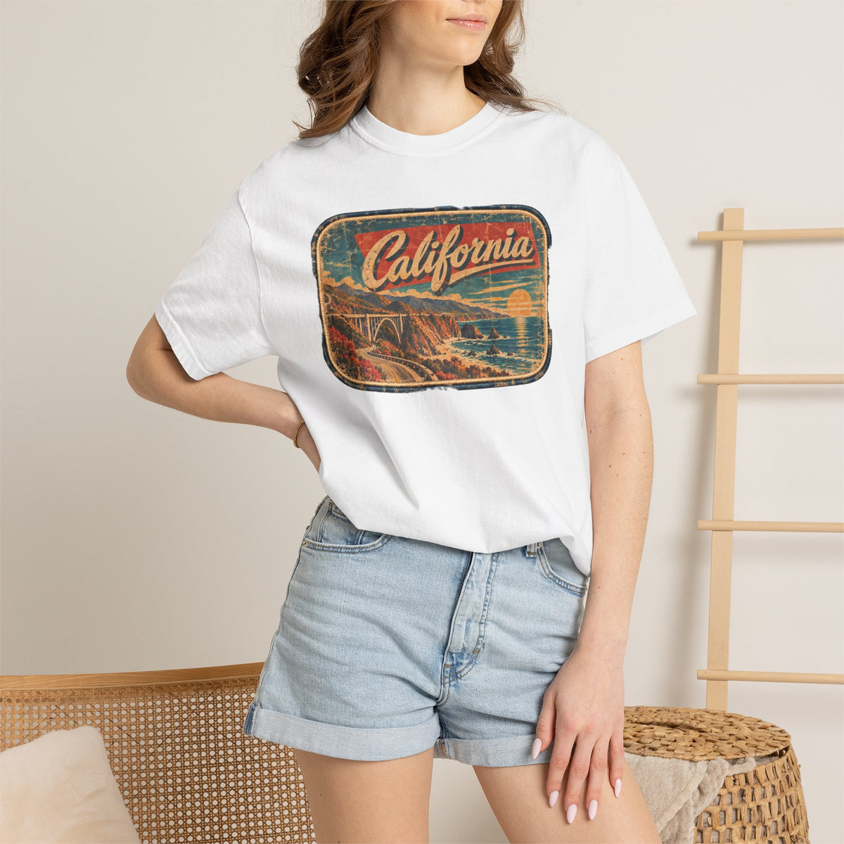 California - Unisex Garment-Dyed T-shirt