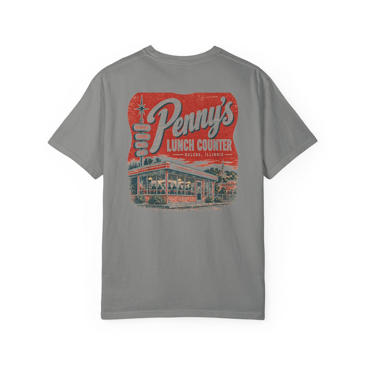 Penny's Lunch Counter - Unisex Garment-Dyed T-shirt