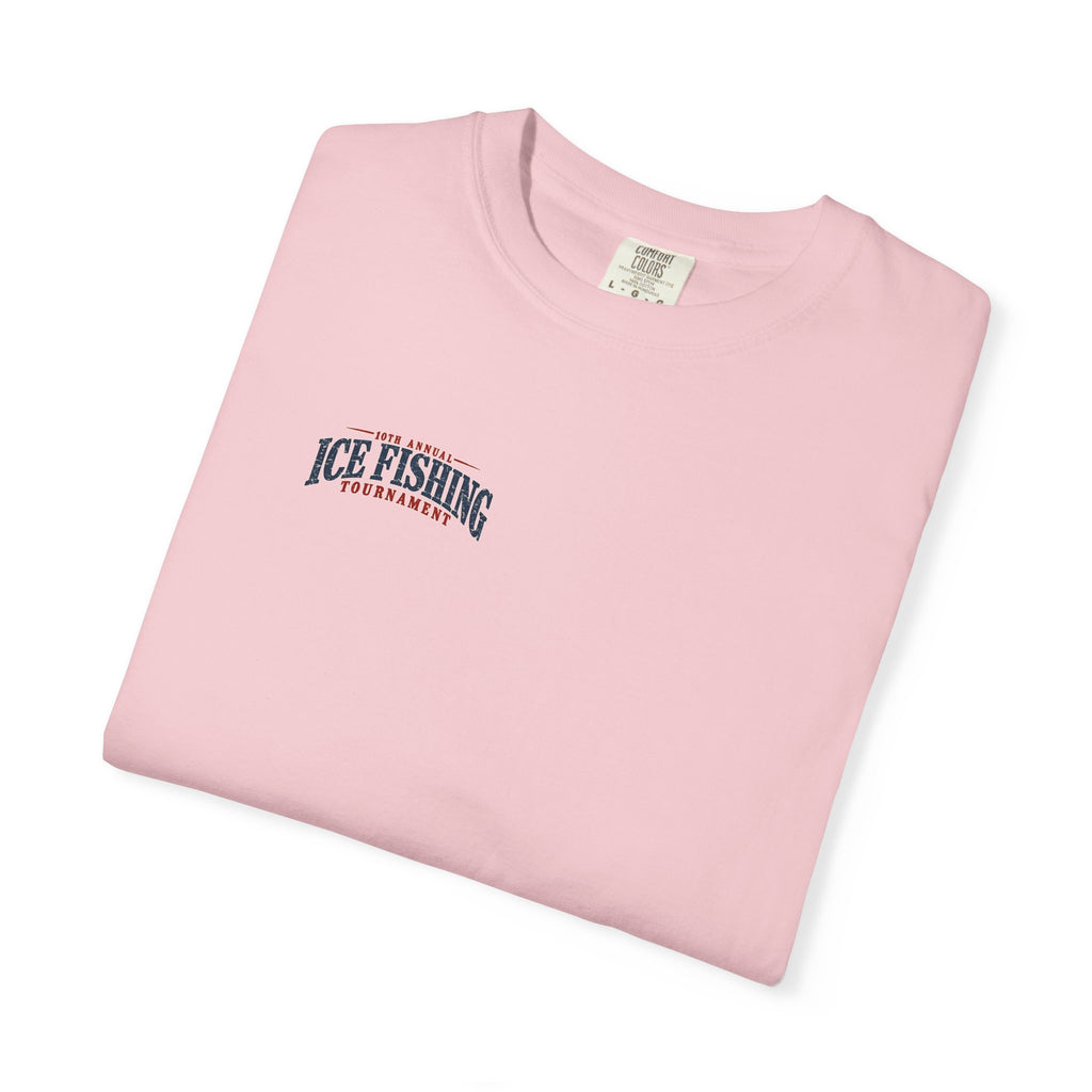 Ice Fishing Tournament - Unisex Garment-Dyed T-shirt