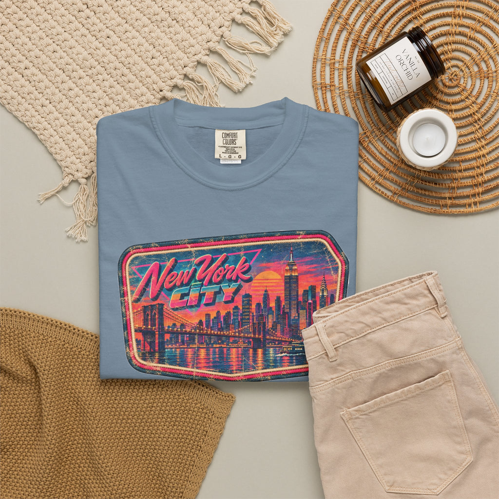 New York City - Unisex Garment-Dyed T-shirt