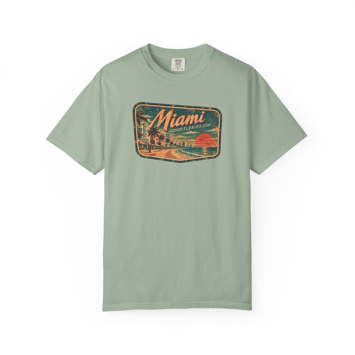 Miami - Unisex Garment-Dyed T-shirt