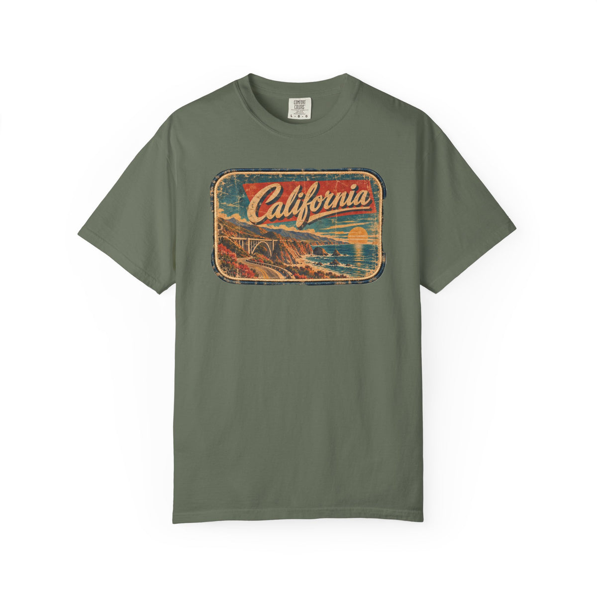 California - Unisex Garment-Dyed T-shirt