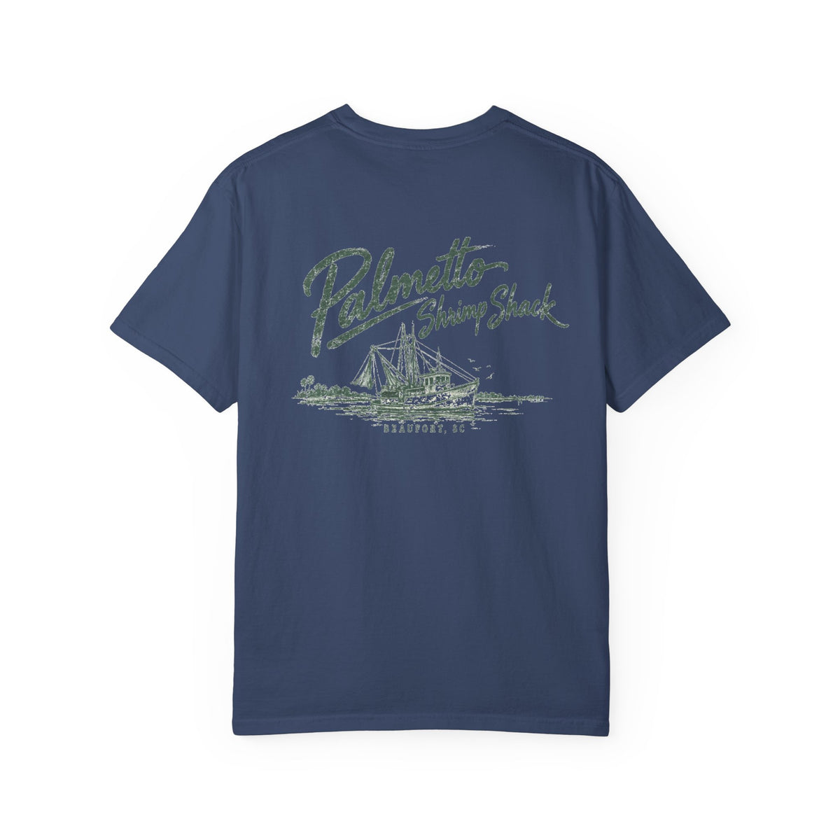 Palmetto Shrimp Shack - Unisex Garment-Dyed T-shirt