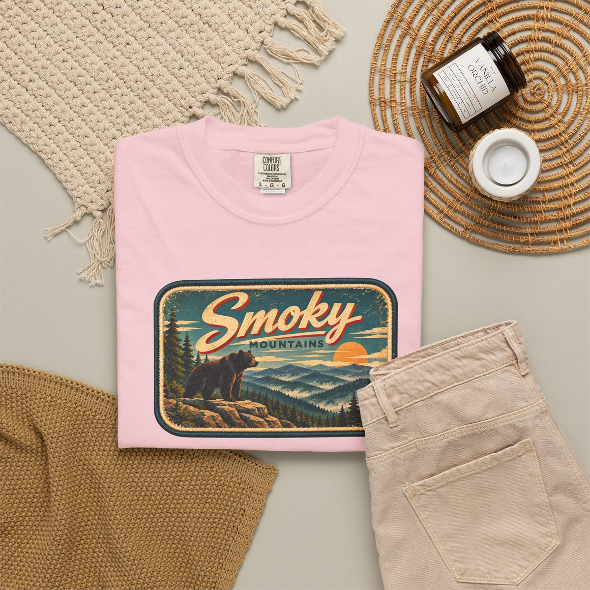 Smoky Mountains - Unisex Garment-Dyed T-shirt