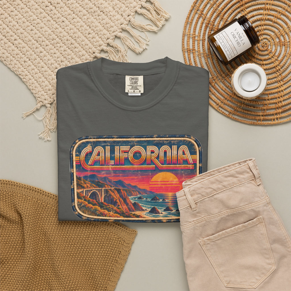 California - Unisex Garment-Dyed T-shirt
