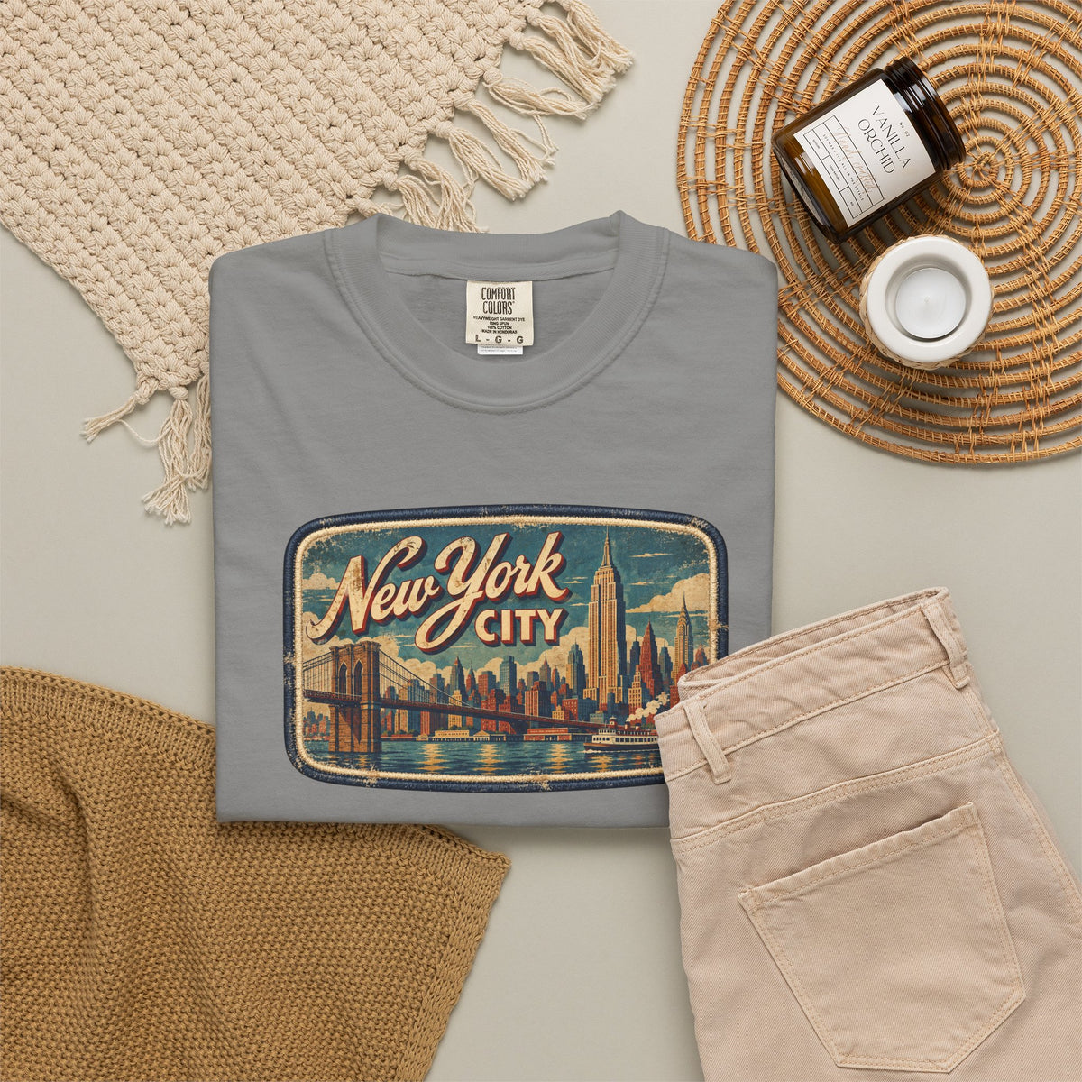 New York City - Unisex Garment-Dyed T-shirt