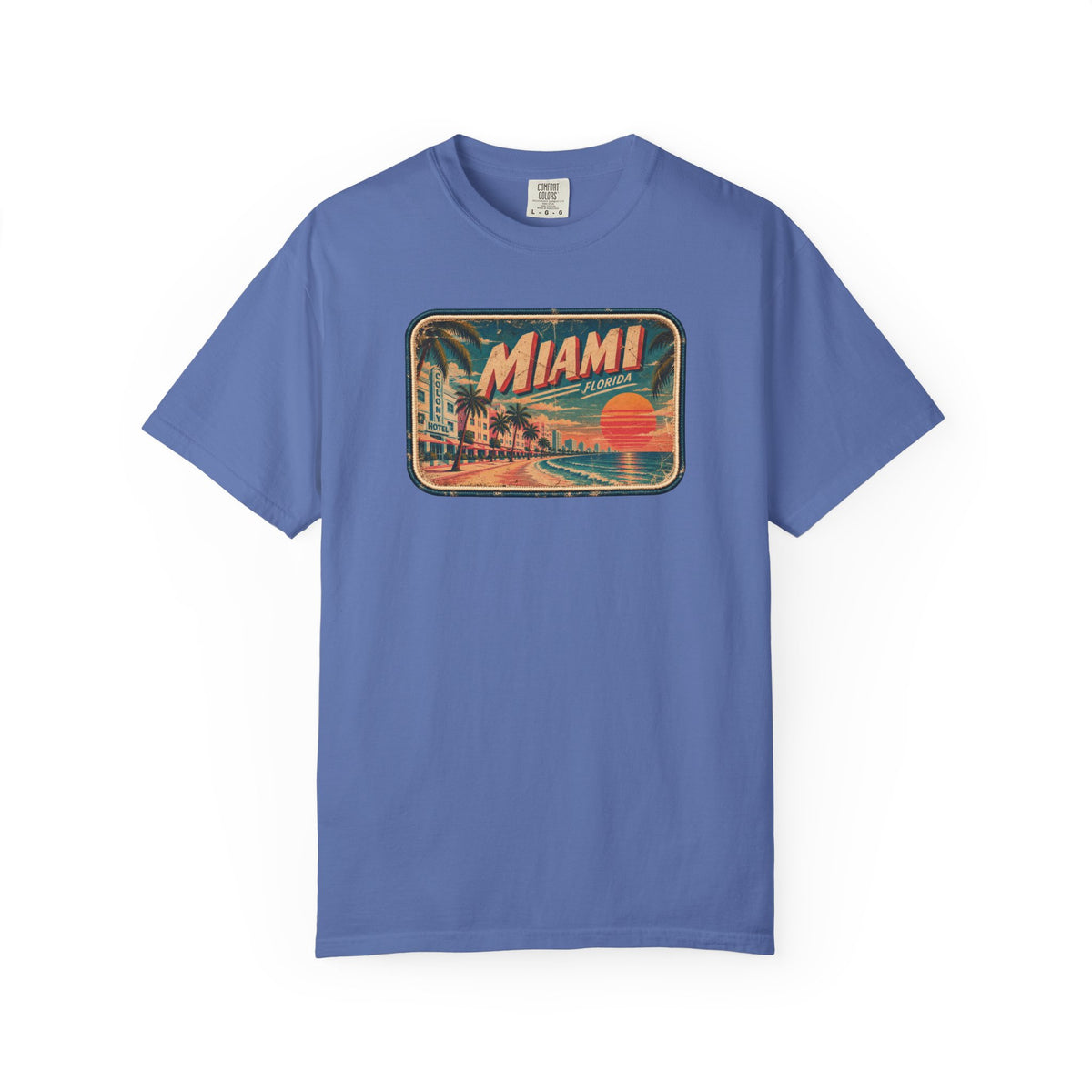 Miami - Unisex Garment-Dyed T-shirt