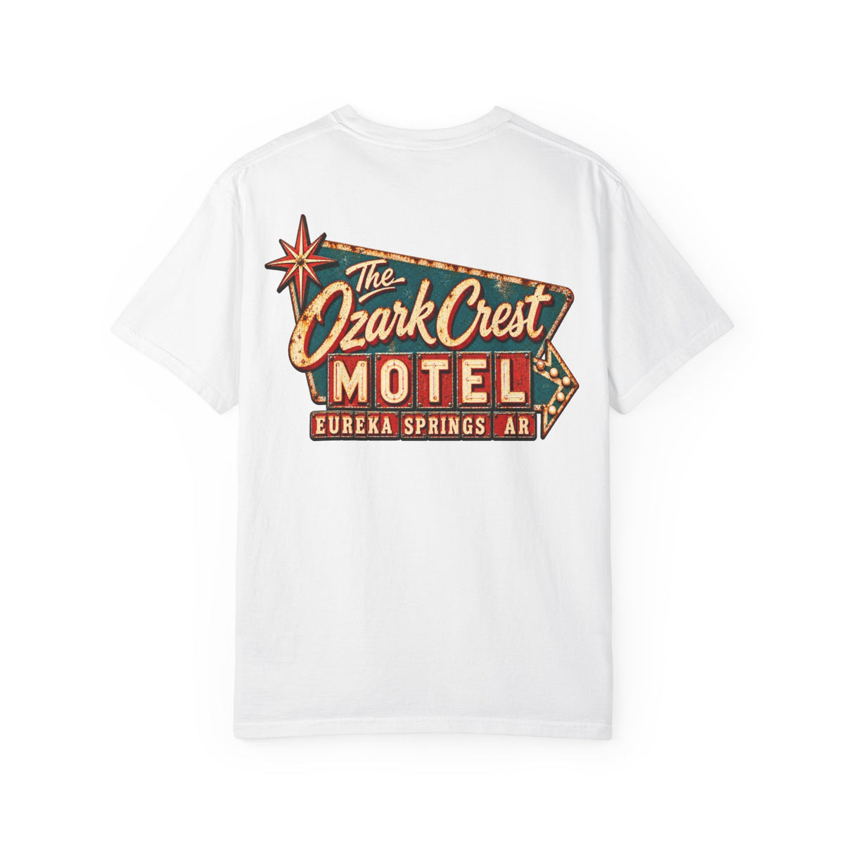 The Ozark Crest Motel - Unisex Garment-Dyed T-shirt