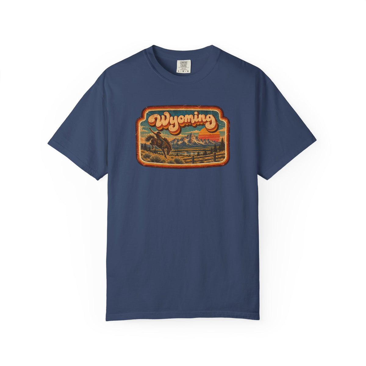 Wyoming - Unisex Garment-Dyed T-shirt