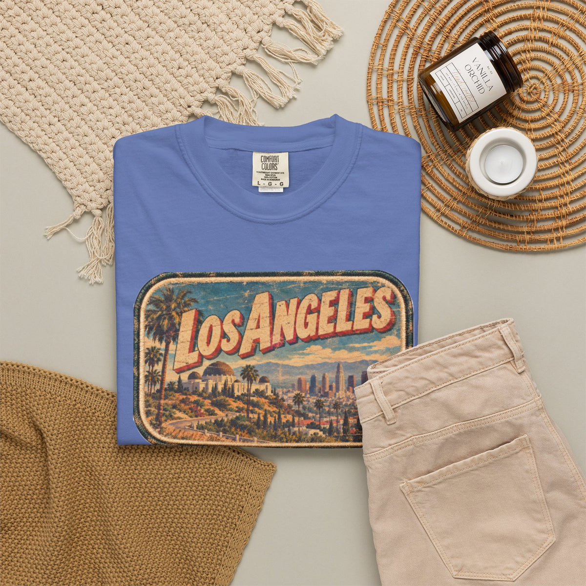 Los Angeles - Unisex Garment-Dyed T-shirt