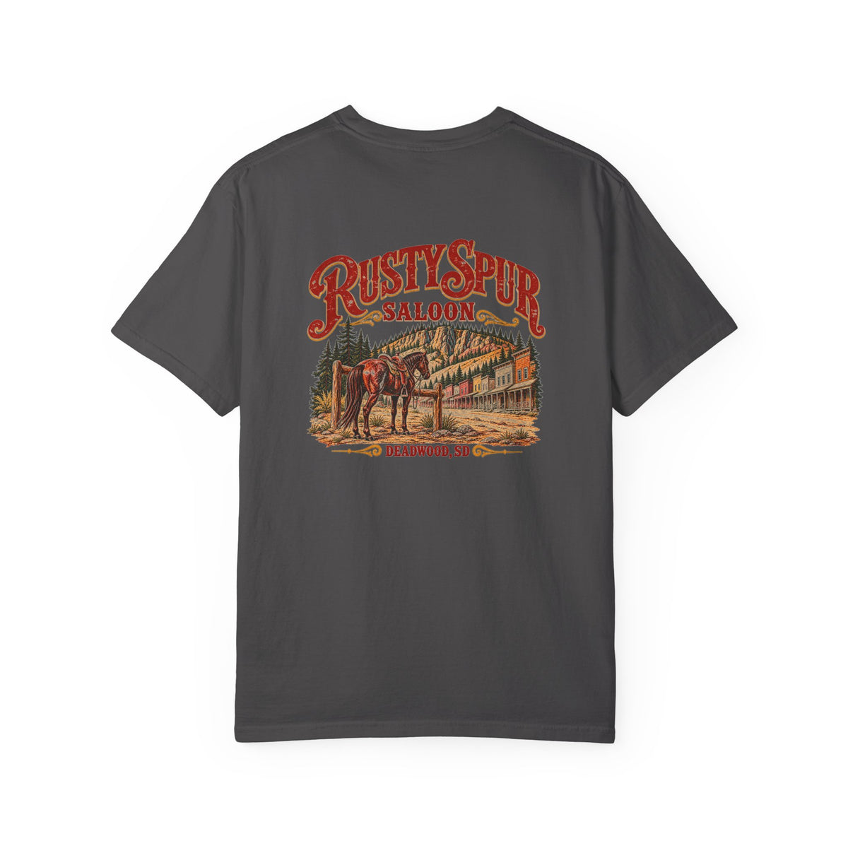 Rusty Spur Saloon - Unisex Garment-Dyed T-shirt
