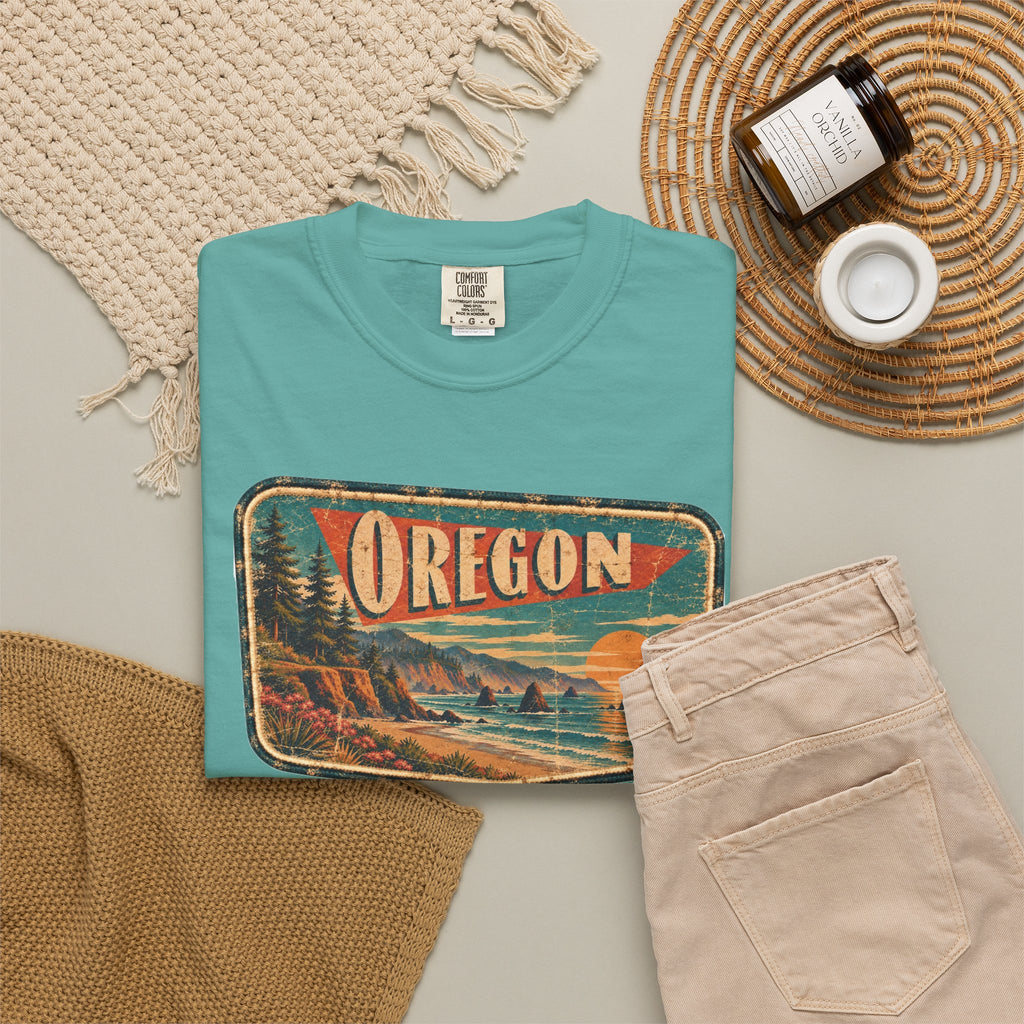 Oregon - Unisex Garment-Dyed T-shirt