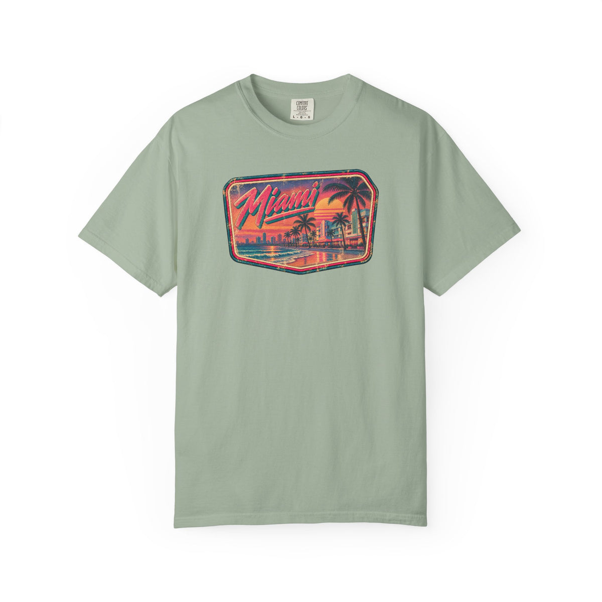 Miami - Unisex Garment-Dyed T-shirt