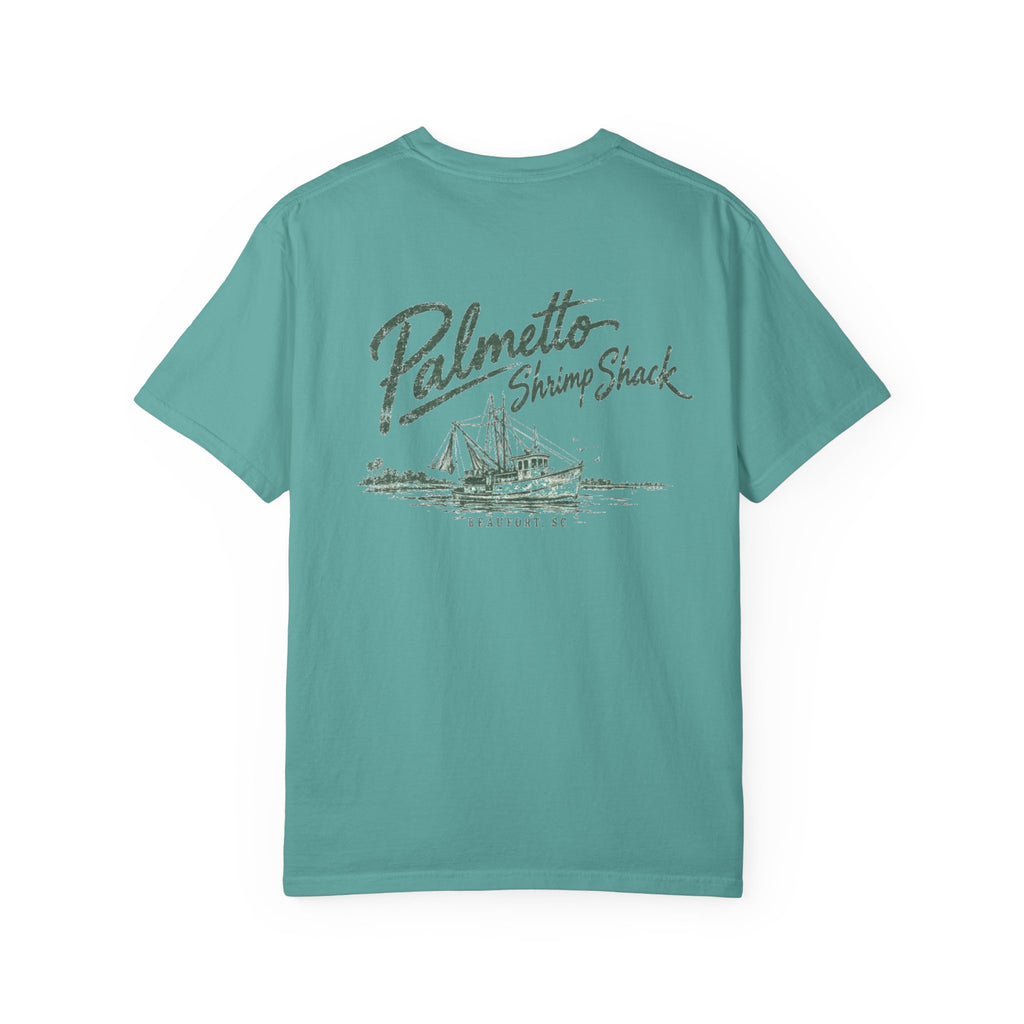 Palmetto Shrimp Shack - Unisex Garment-Dyed T-shirt