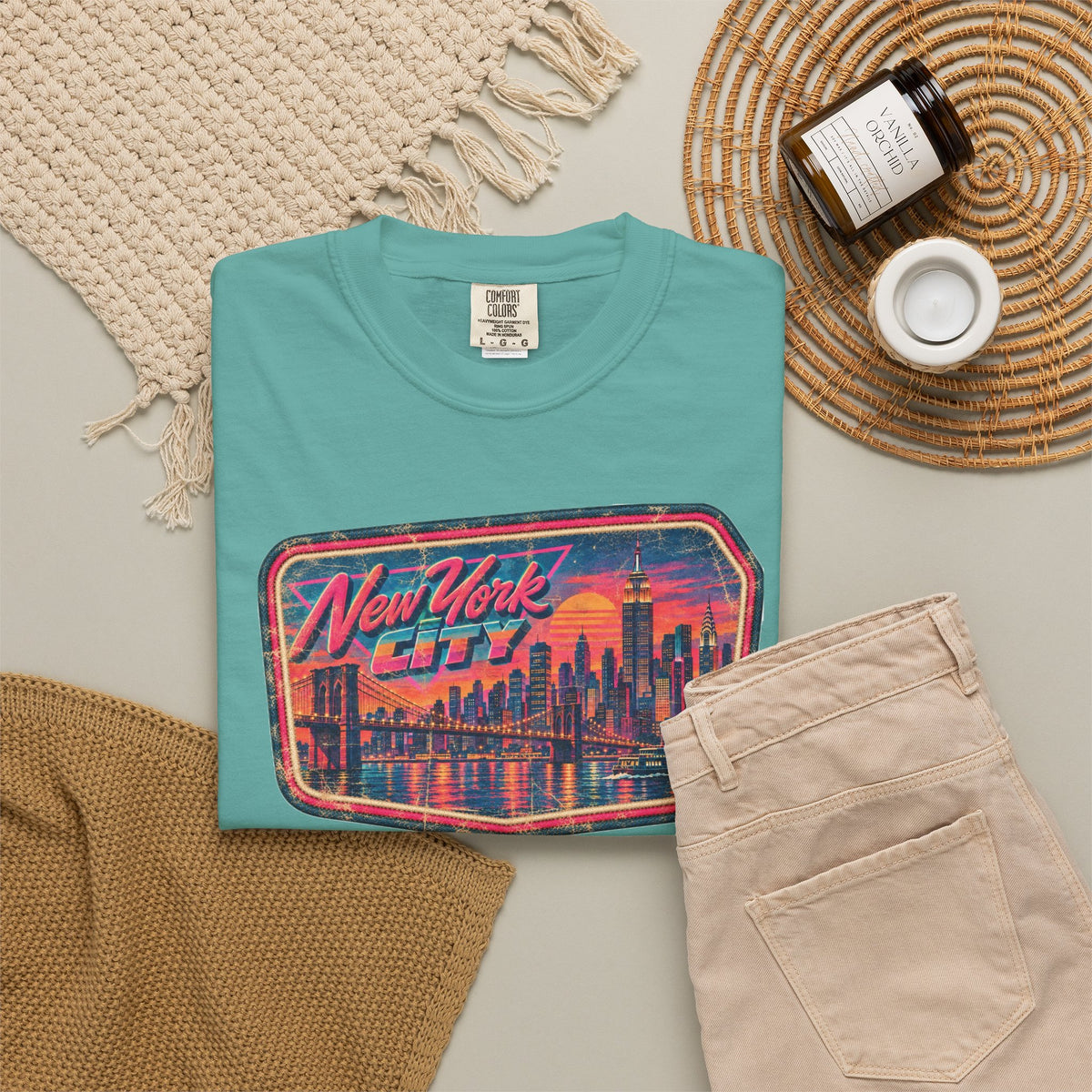 New York City - Unisex Garment-Dyed T-shirt