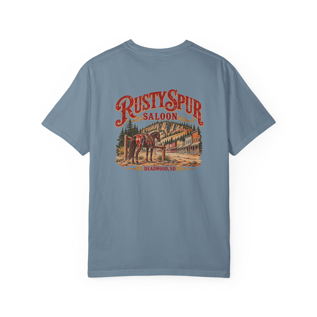 Rusty Spur Saloon - Unisex Garment-Dyed T-shirt