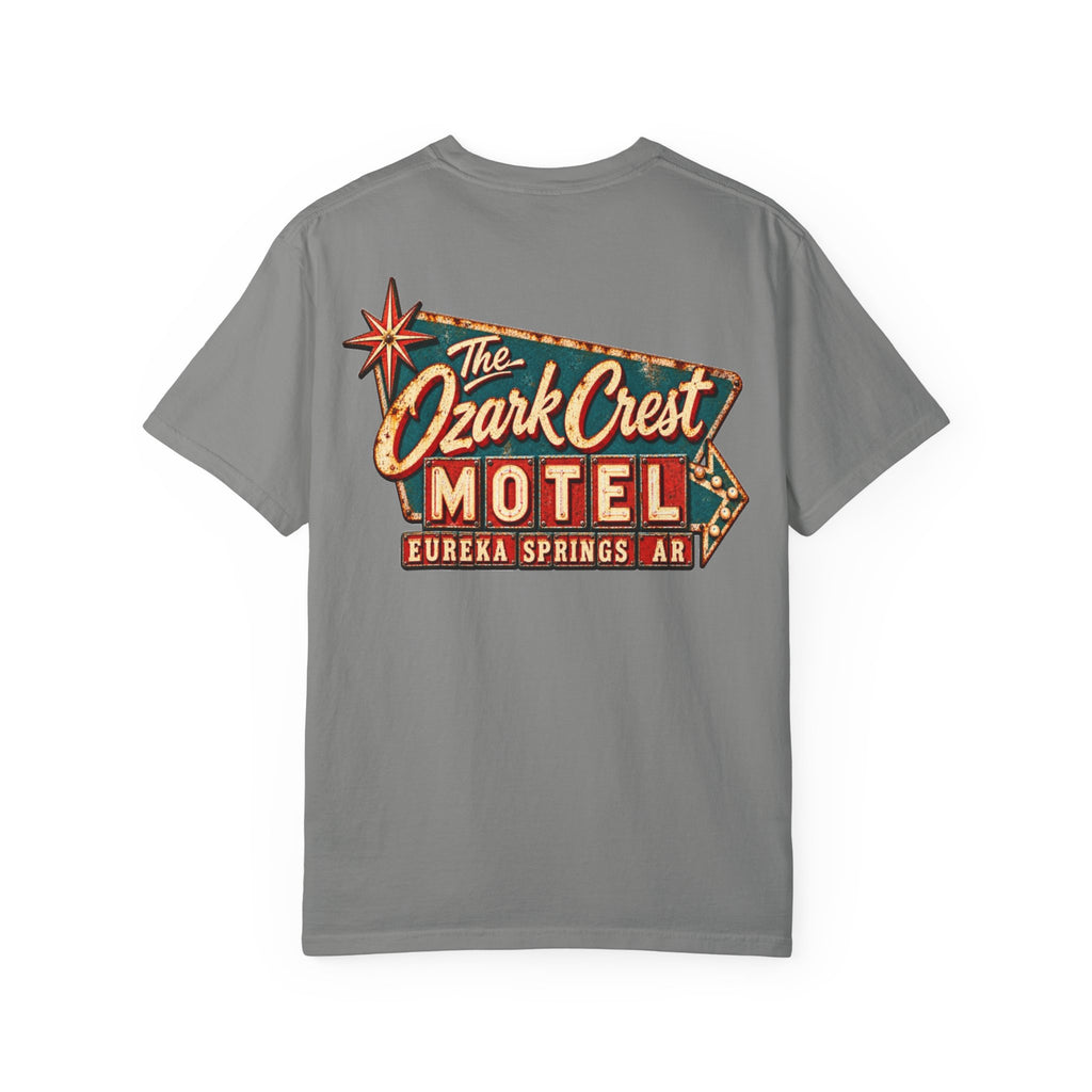 The Ozark Crest Motel - Unisex Garment-Dyed T-shirt