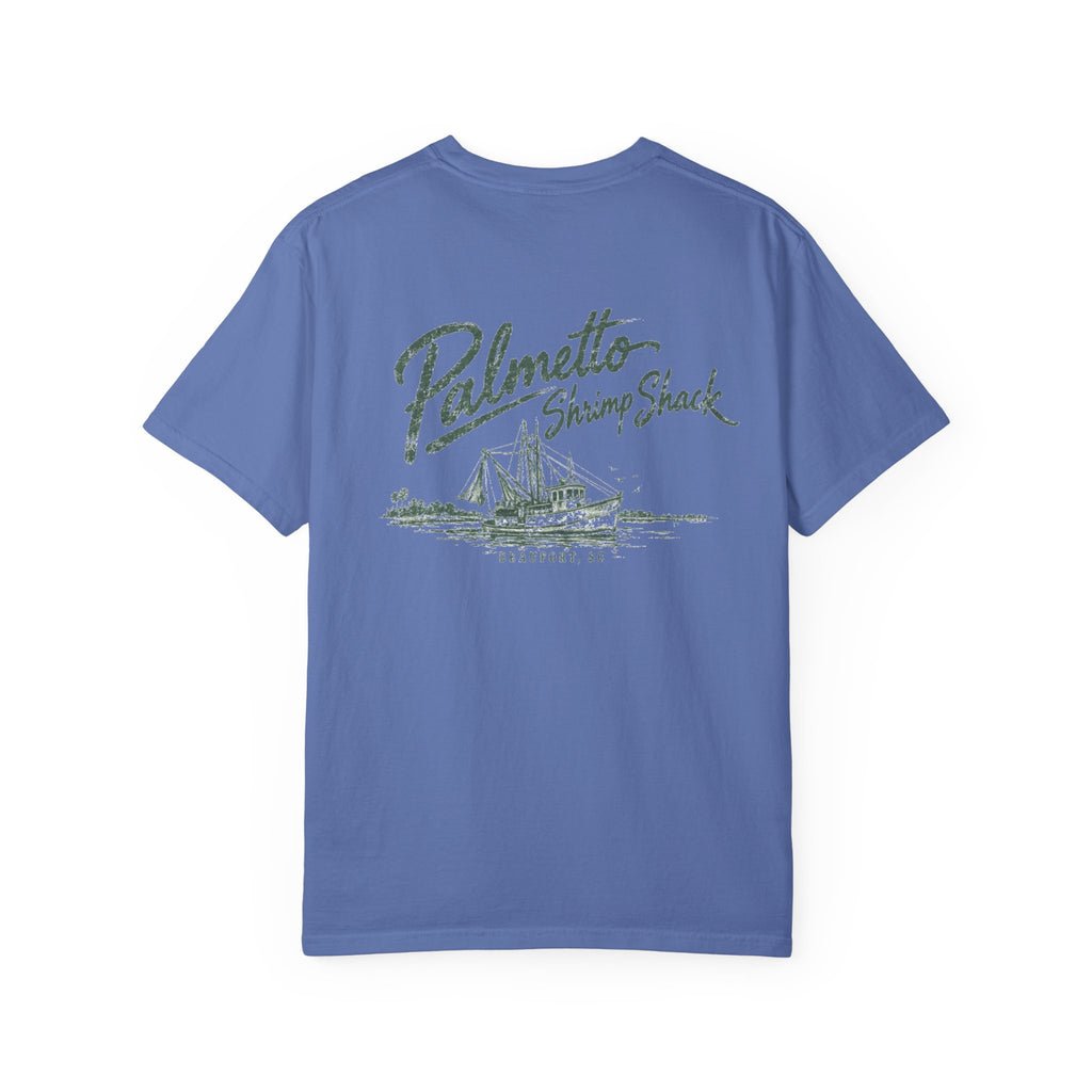 Palmetto Shrimp Shack - Unisex Garment-Dyed T-shirt