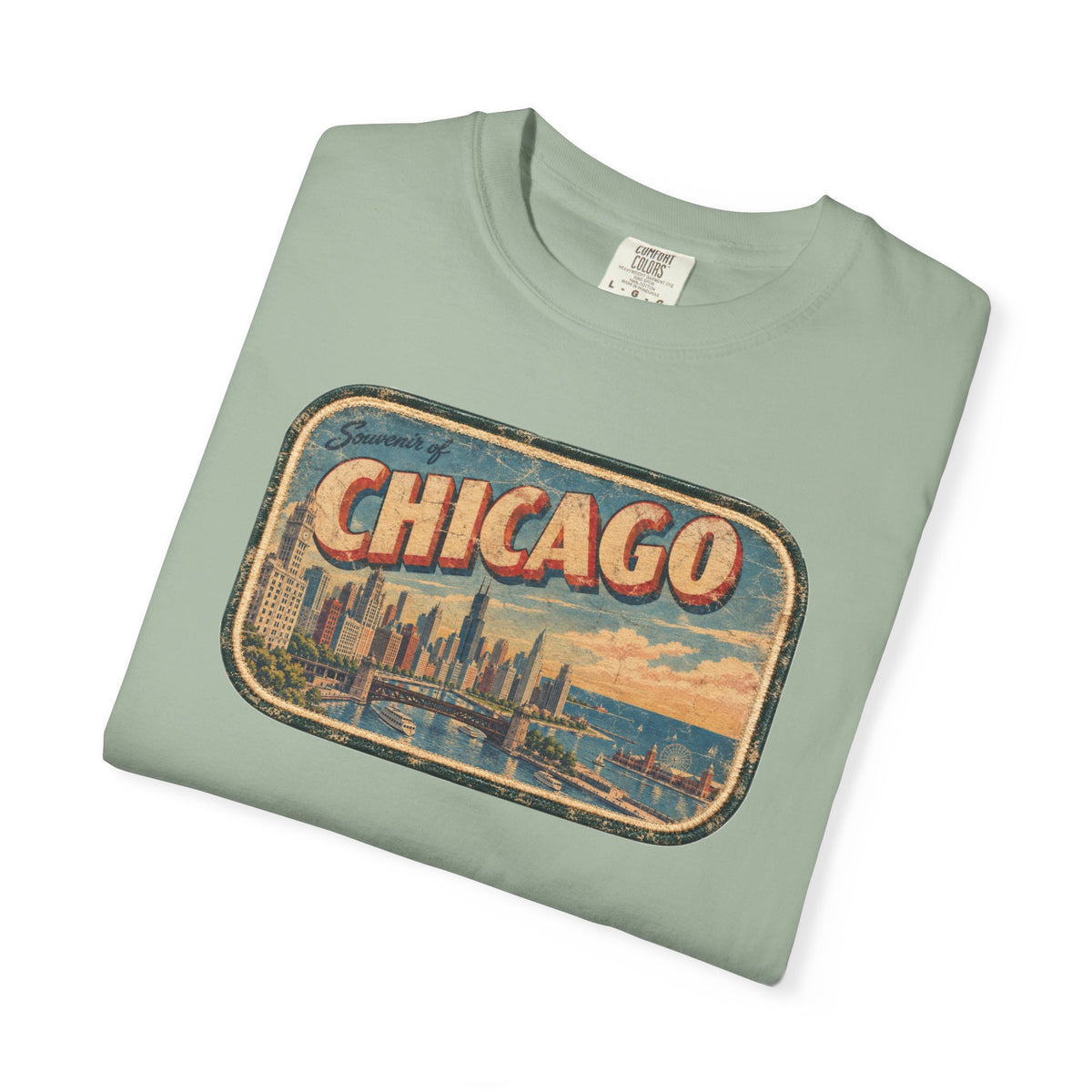 Chicago - Unisex Garment-Dyed T-shirt