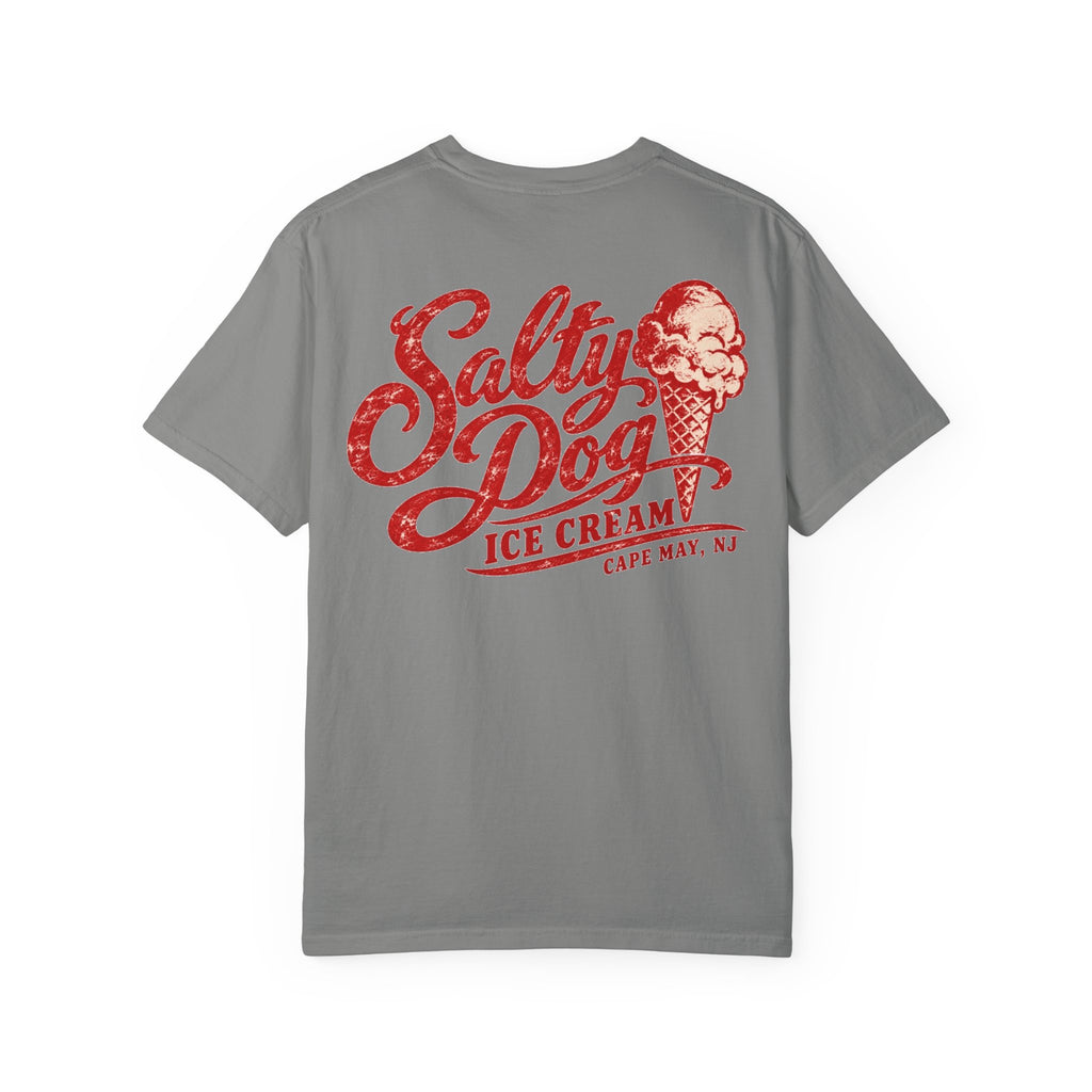 Salty Dog Ice Cream - Unisex Garment-Dyed T-shirt