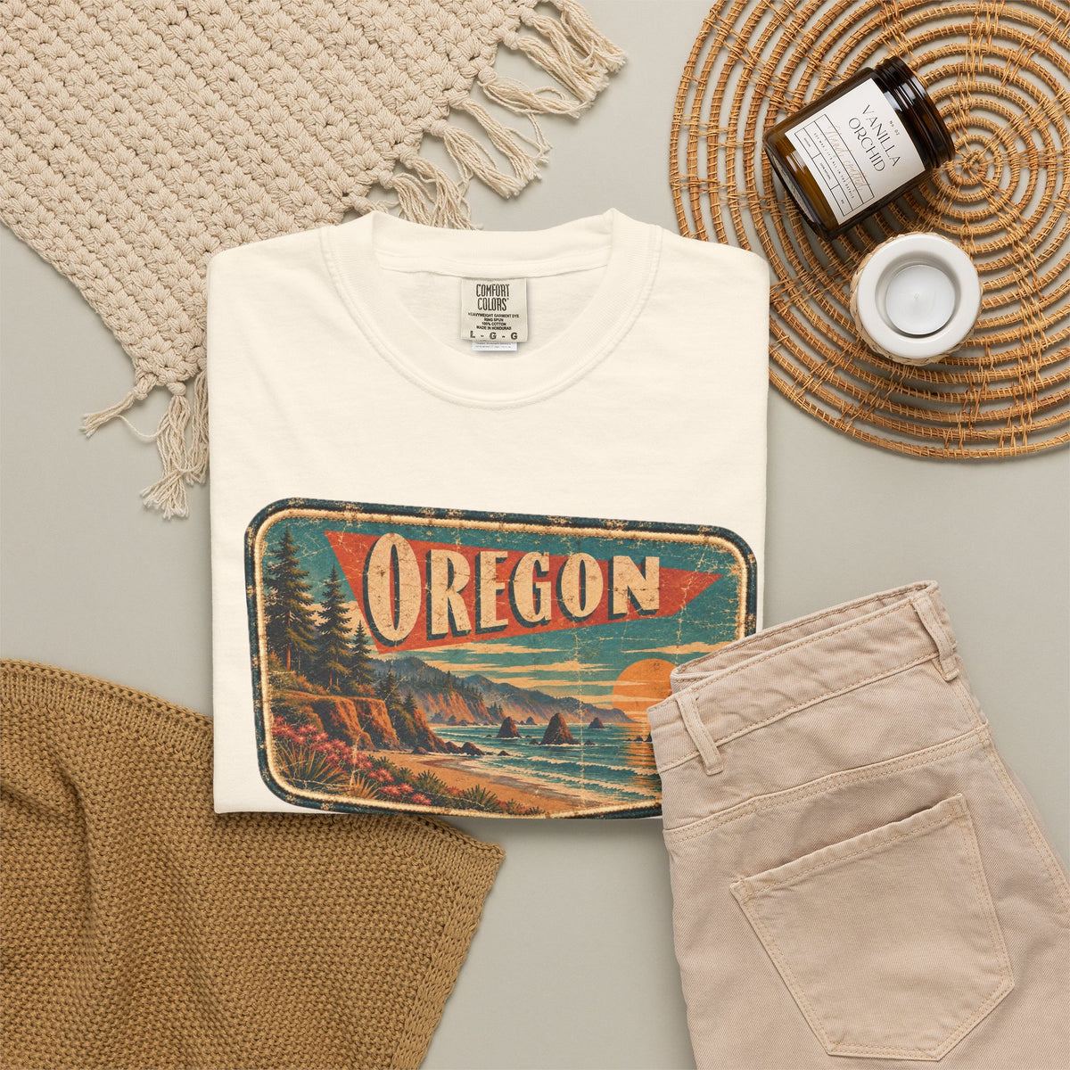 Oregon - Unisex Garment-Dyed T-shirt