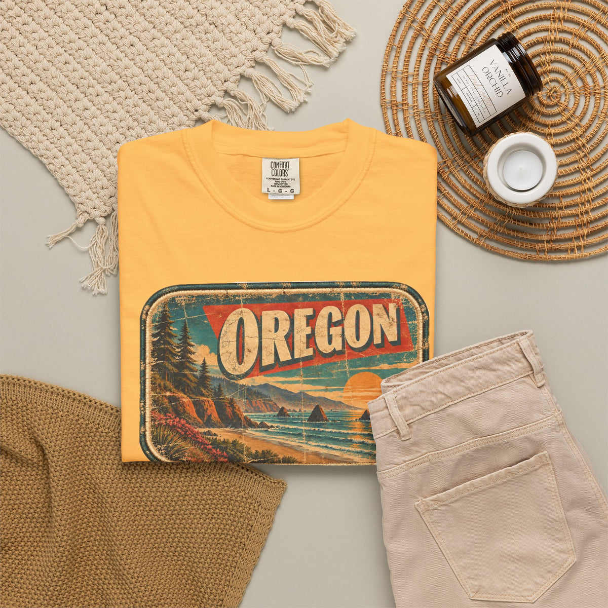 Oregon - Unisex Garment-Dyed T-shirt