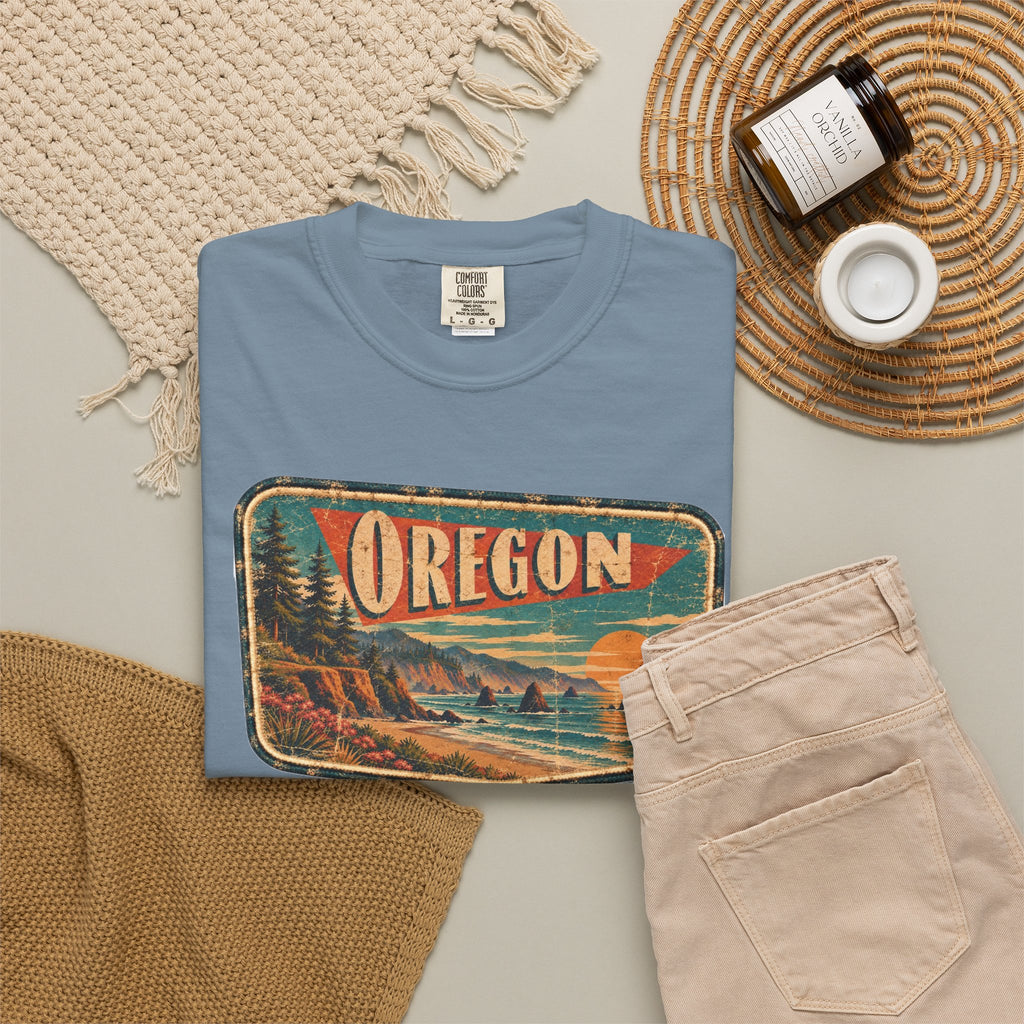 Oregon - Unisex Garment-Dyed T-shirt