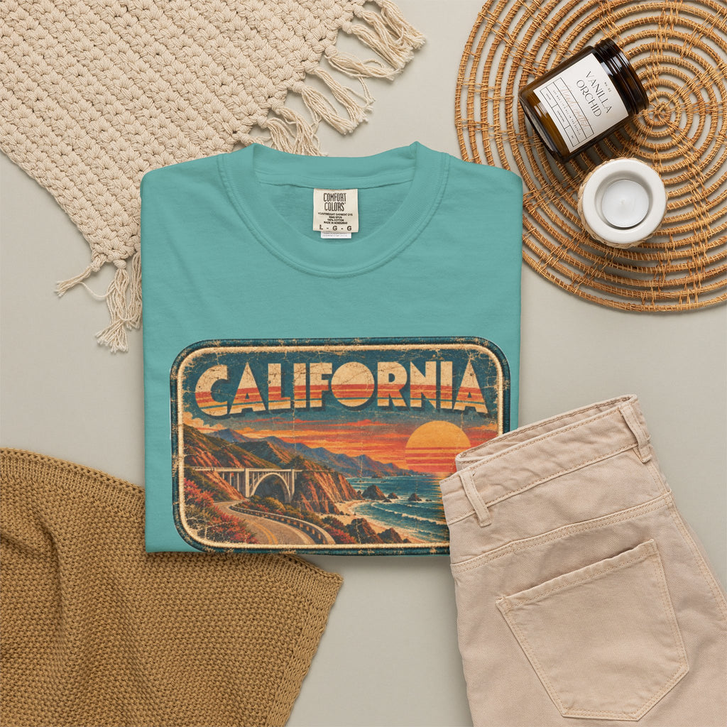 California - Unisex Garment-Dyed T-shirt
