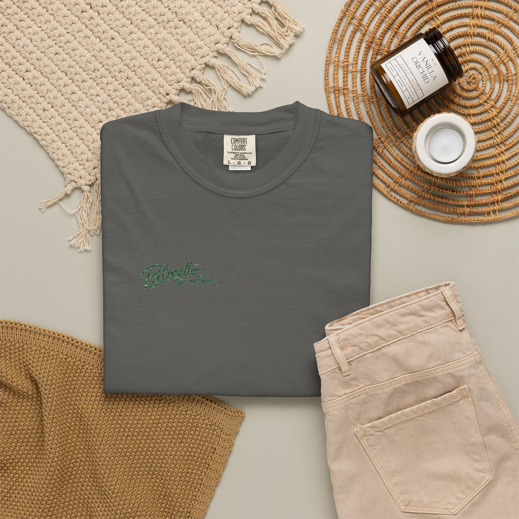 Palmetto Shrimp Shack - Unisex Garment-Dyed T-shirt