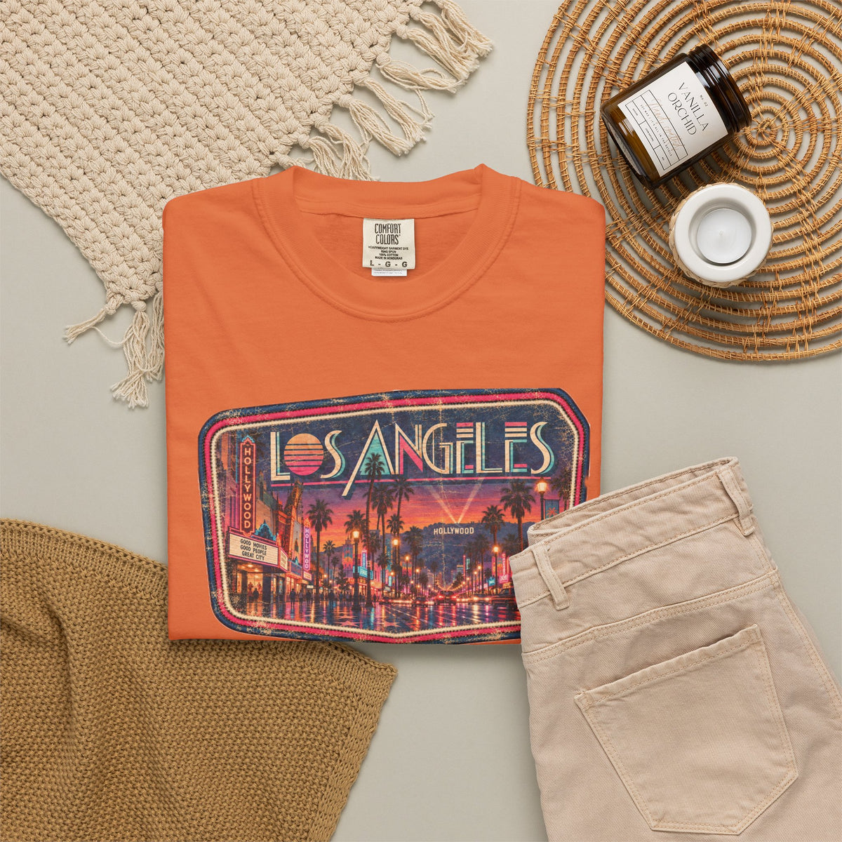 Los Angeles - Unisex Garment-Dyed T-shirt
