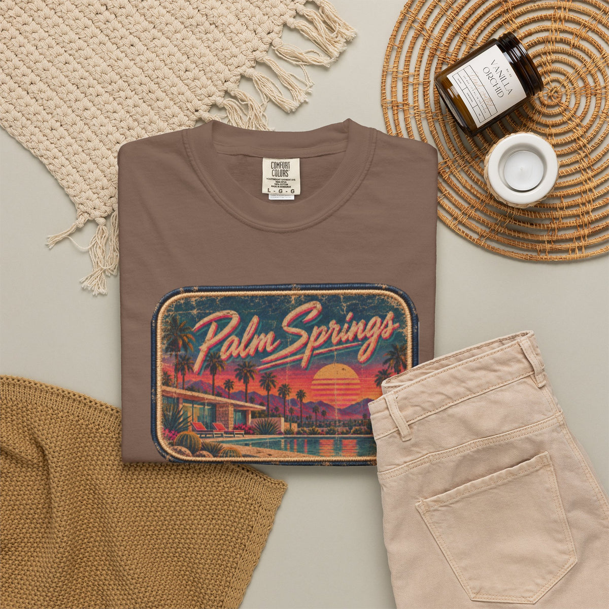 Palm Springs - Unisex Garment-Dyed T-shirt