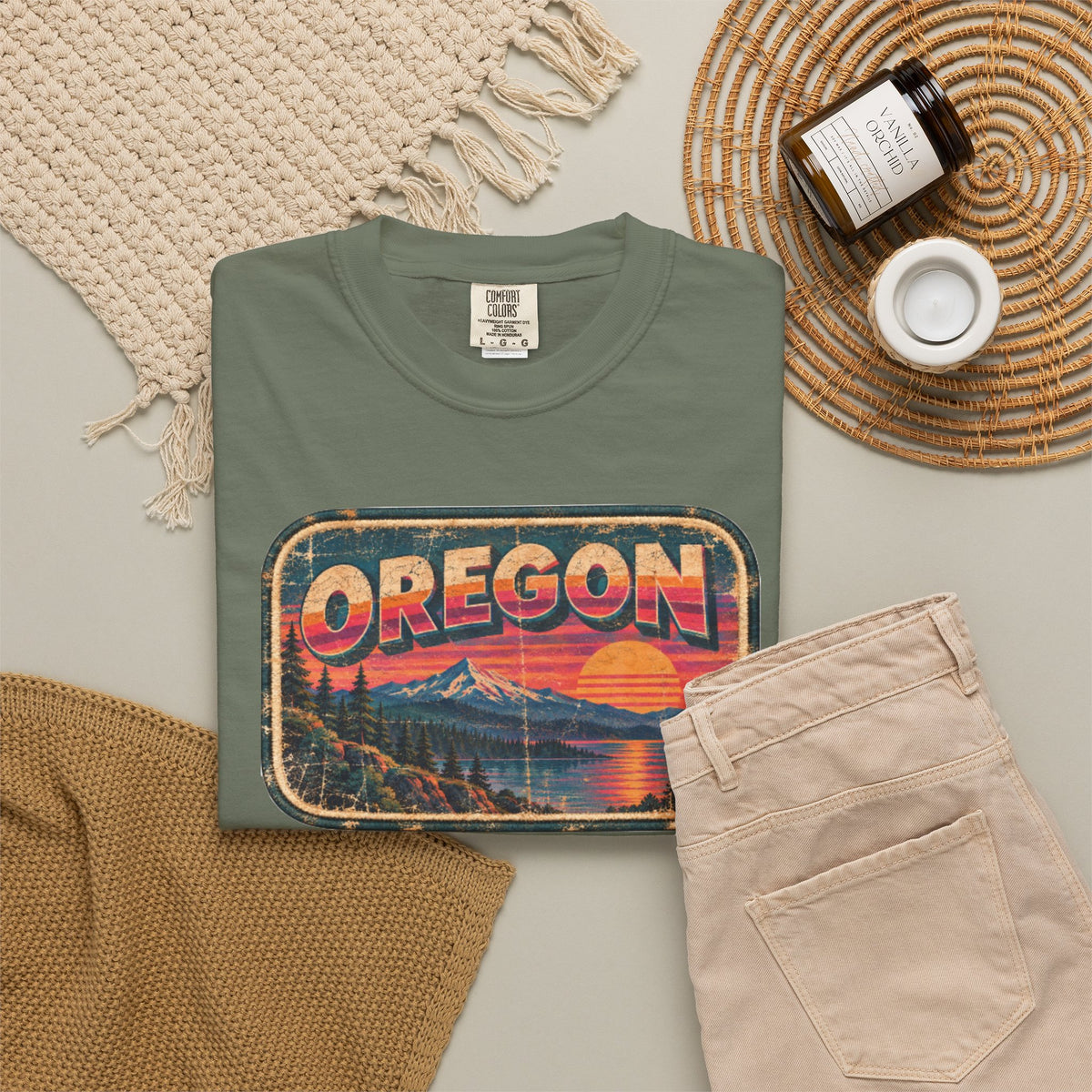 Oregon - Unisex Garment-Dyed T-shirt