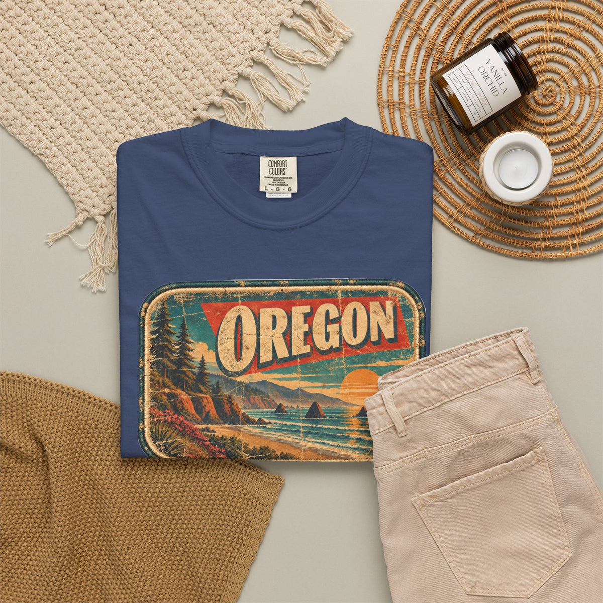 Oregon - Unisex Garment-Dyed T-shirt