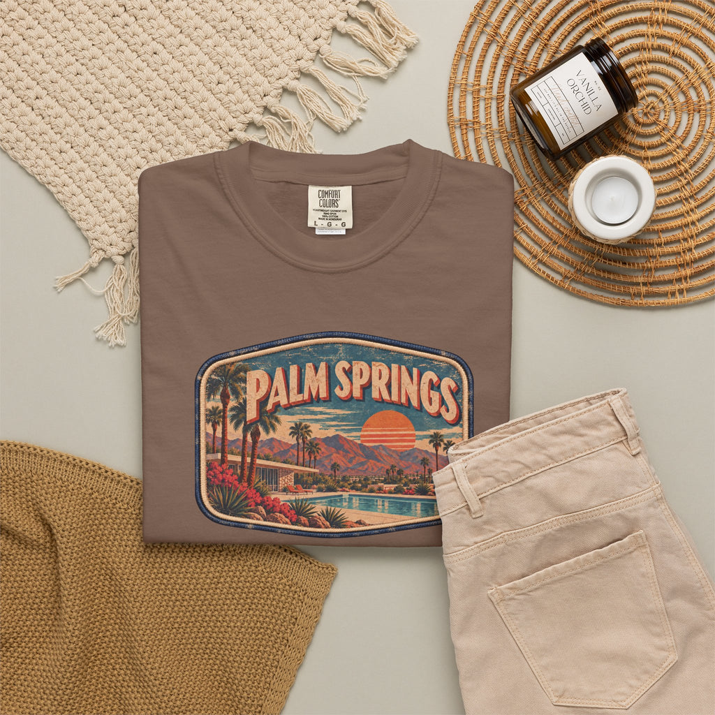 Palm Springs - Unisex Garment-Dyed T-shirt
