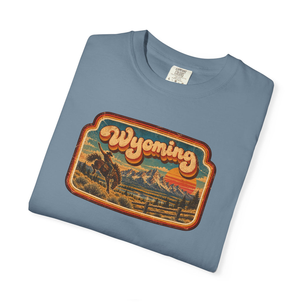 Wyoming - Unisex Garment-Dyed T-shirt