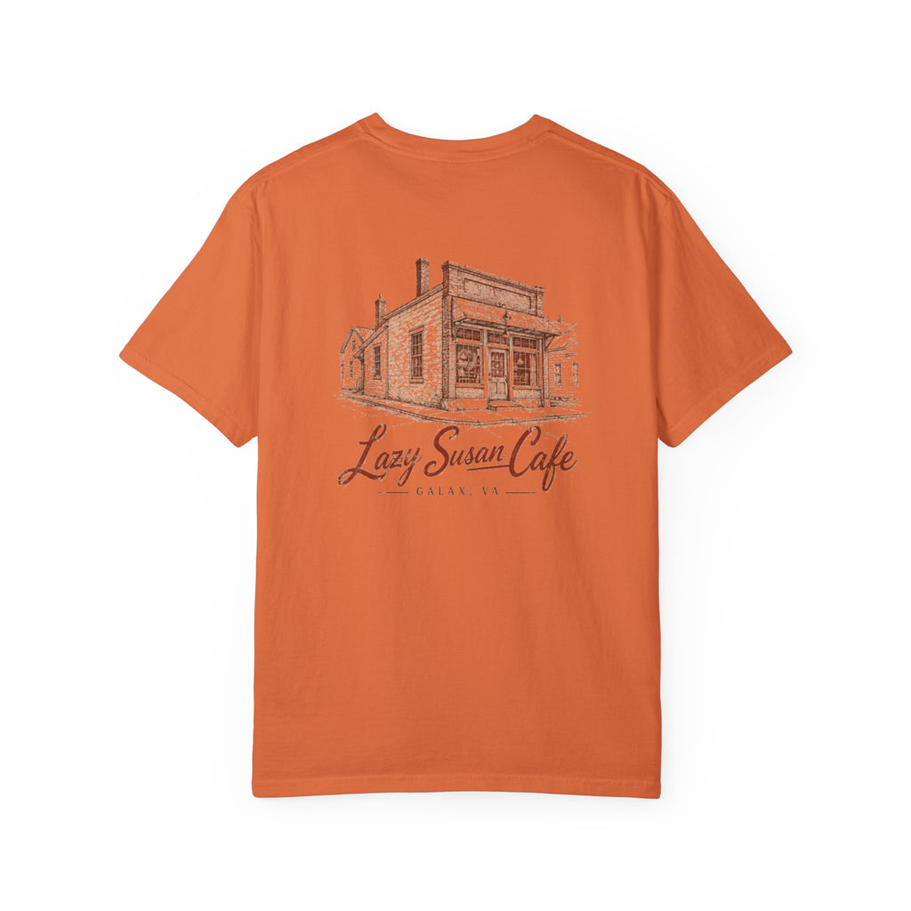 Lazy Susan Cafe - Unisex Garment-Dyed T-shirt