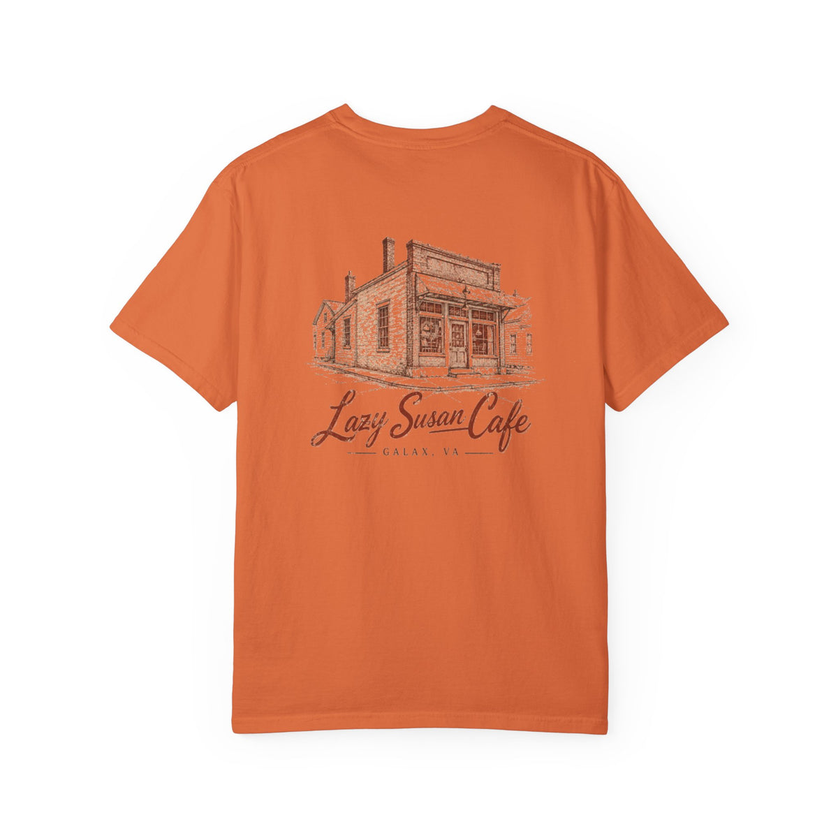 Lazy Susan Cafe - Unisex Garment-Dyed T-shirt