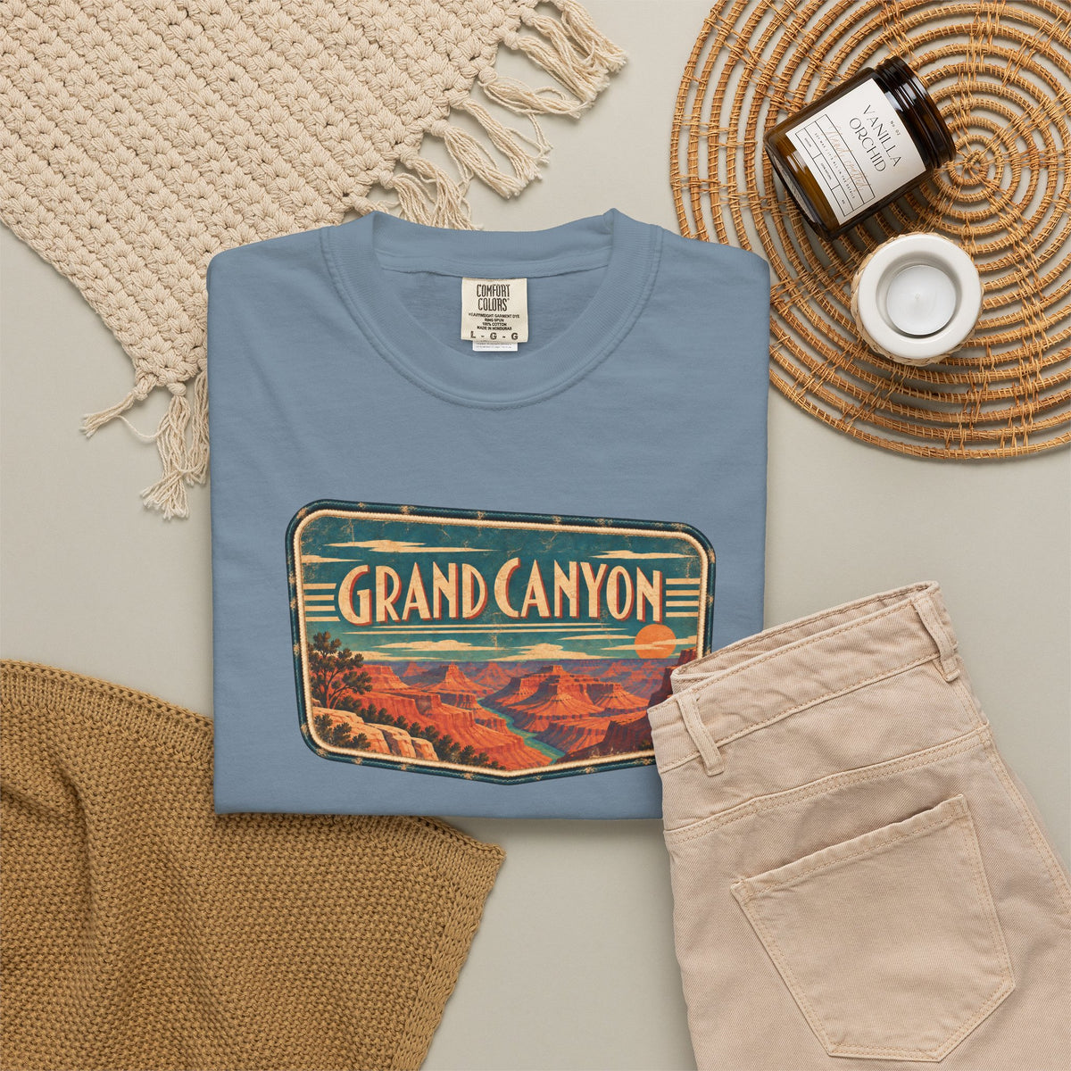 Grand Canyon - Unisex Garment-Dyed T-shirt