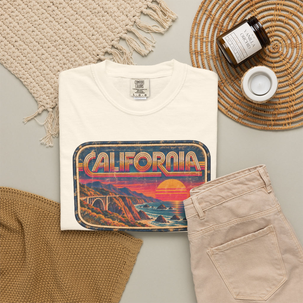 California - Unisex Garment-Dyed T-shirt