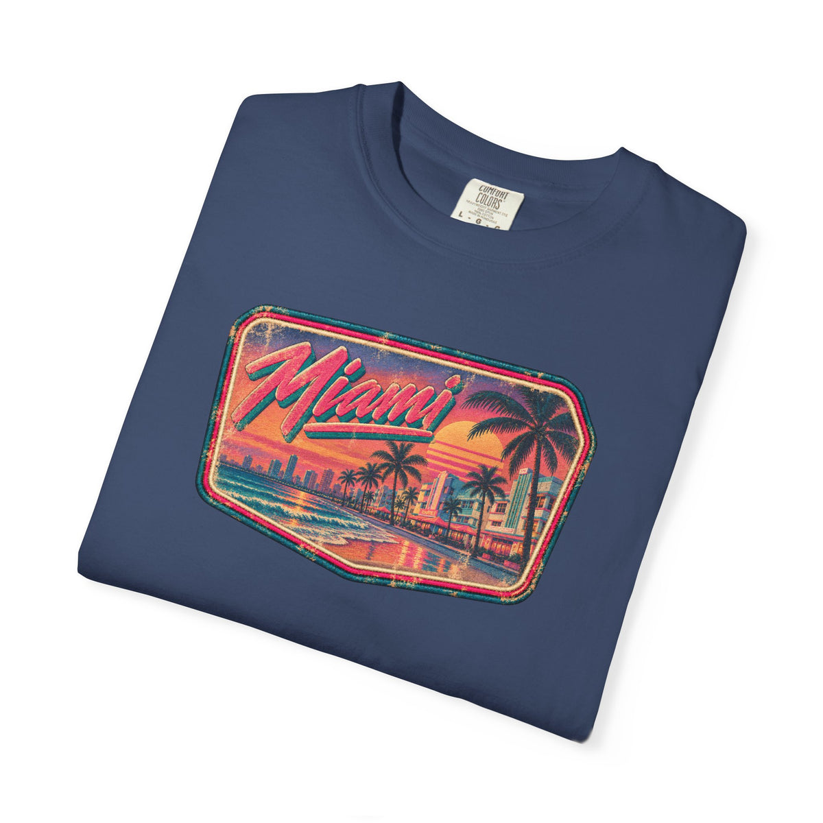 Miami - Unisex Garment-Dyed T-shirt