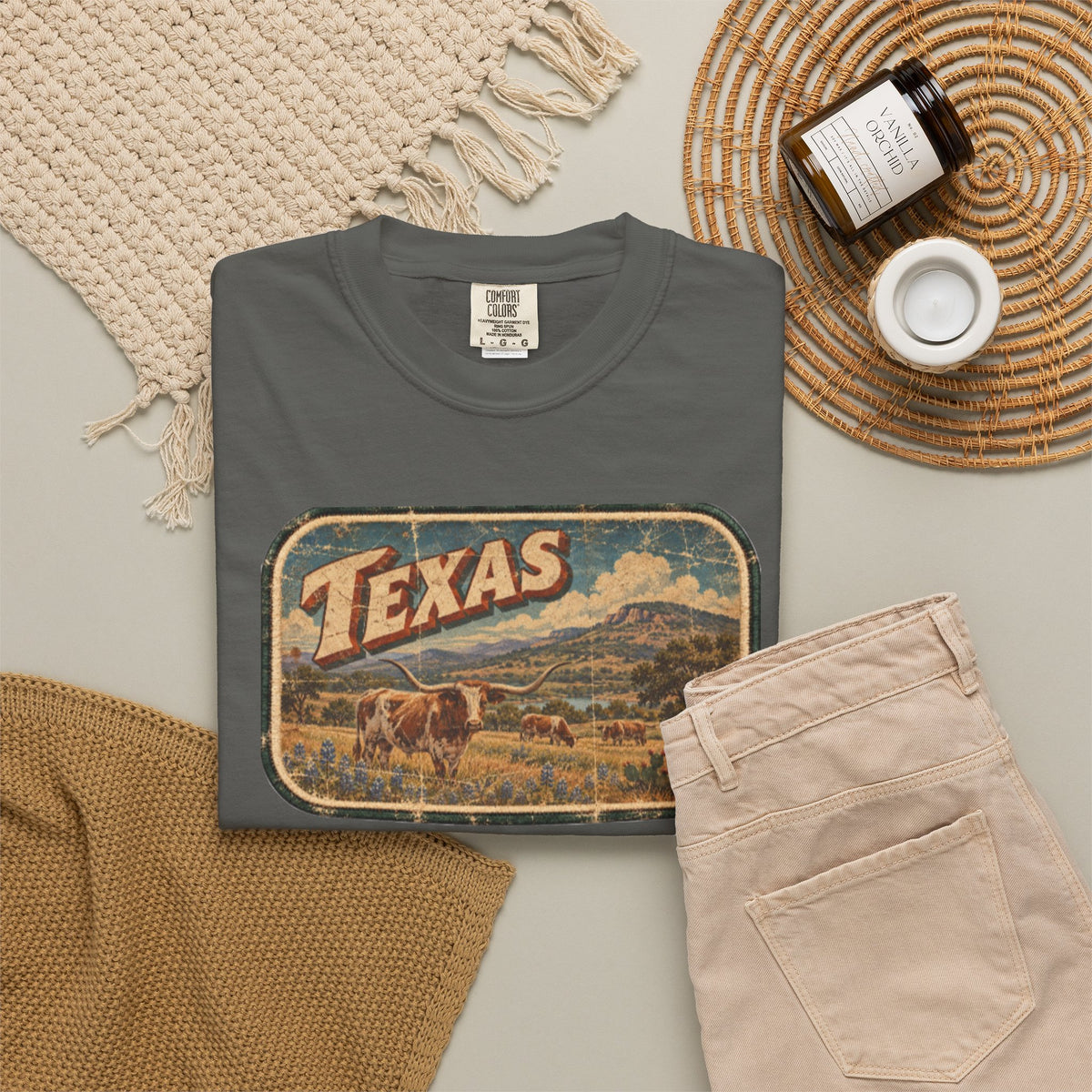 Texas - Unisex Garment-Dyed T-shirt